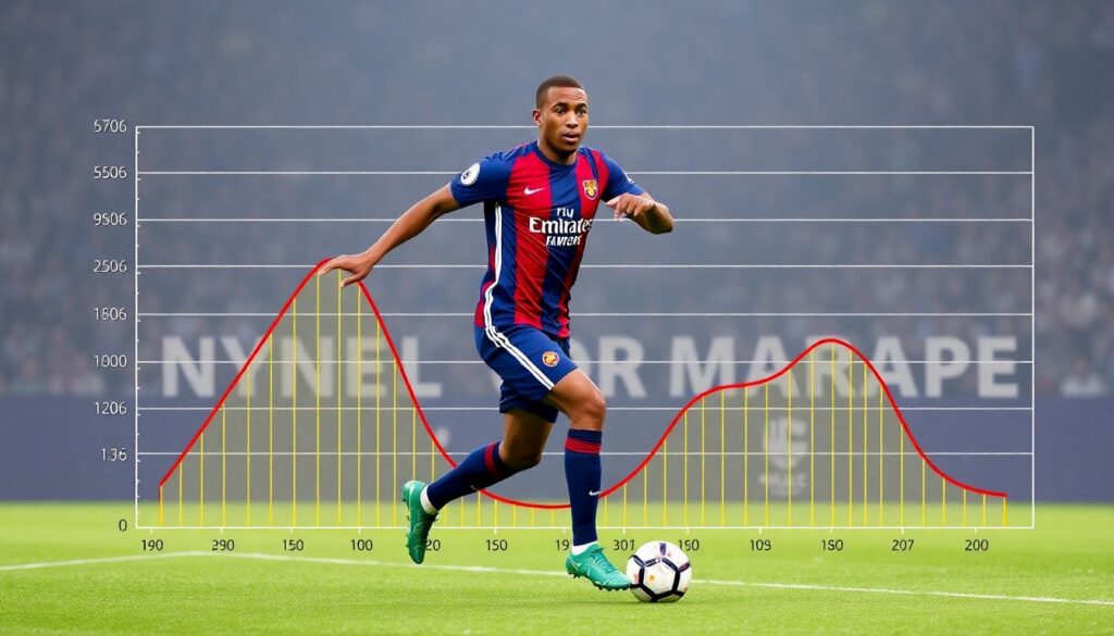 Сравнение стилей лучших голевых машин по сезонам - иллюстрация