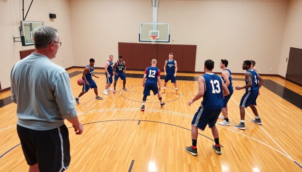 Тактика зонной обороны и её прорывы на дуге штрафной - иллюстрация