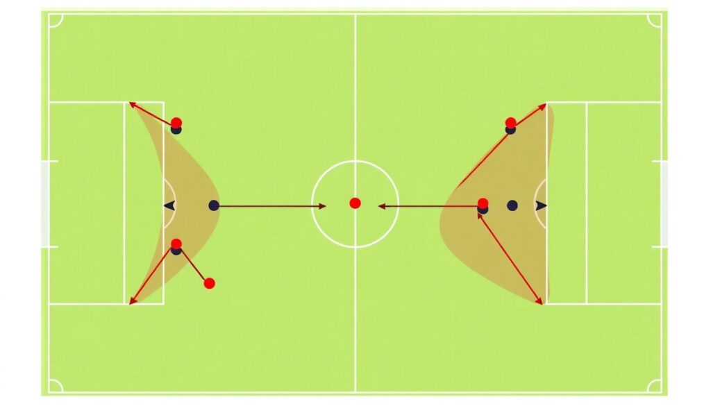 Стратегии владения мячом и их влияние на голевые попытки - иллюстрация