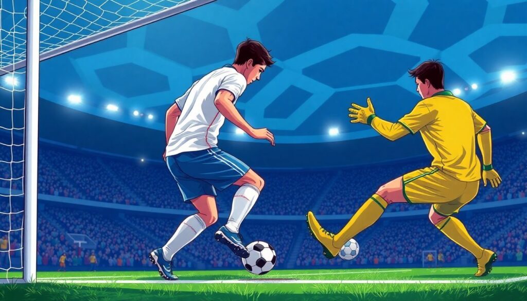 Голы в невыгодных позициях: как они рождаются - иллюстрация