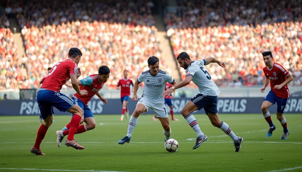 Как строится атакующий импульс в течение матча - иллюстрация