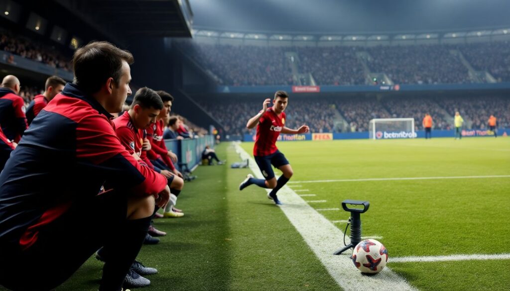 Стратегии ухода в атаку в конце матча - иллюстрация