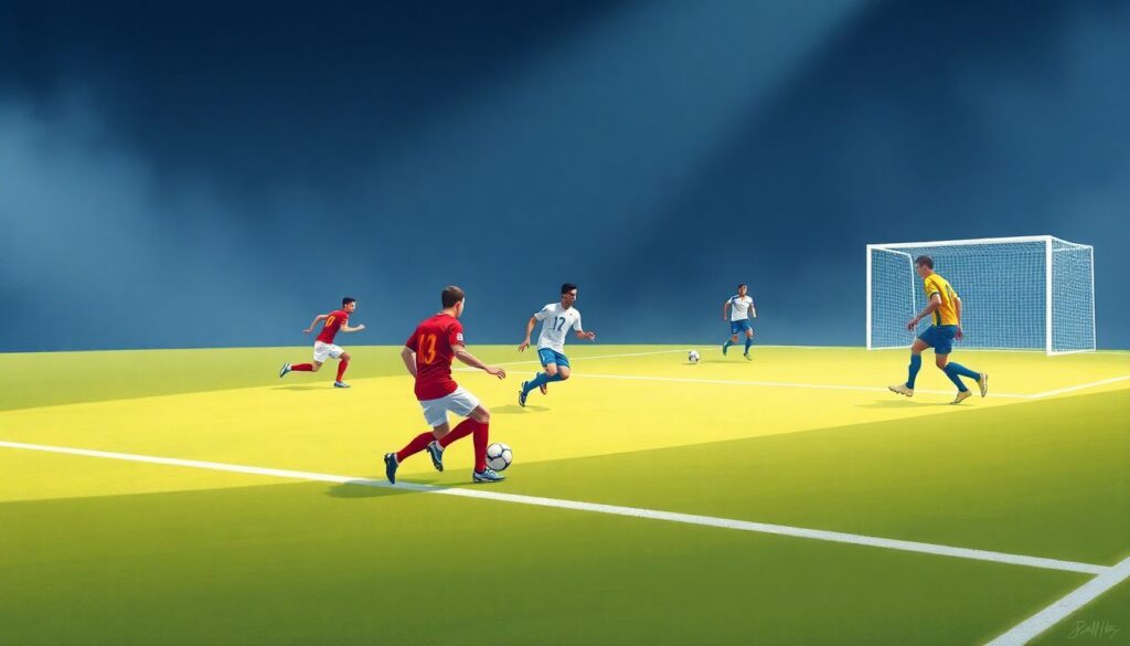 Индивидуальные дриблинги в службе командной атаки - иллюстрация