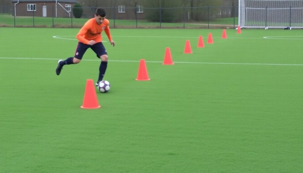 Индивидуальные дриблинги в службе командной атаки - иллюстрация