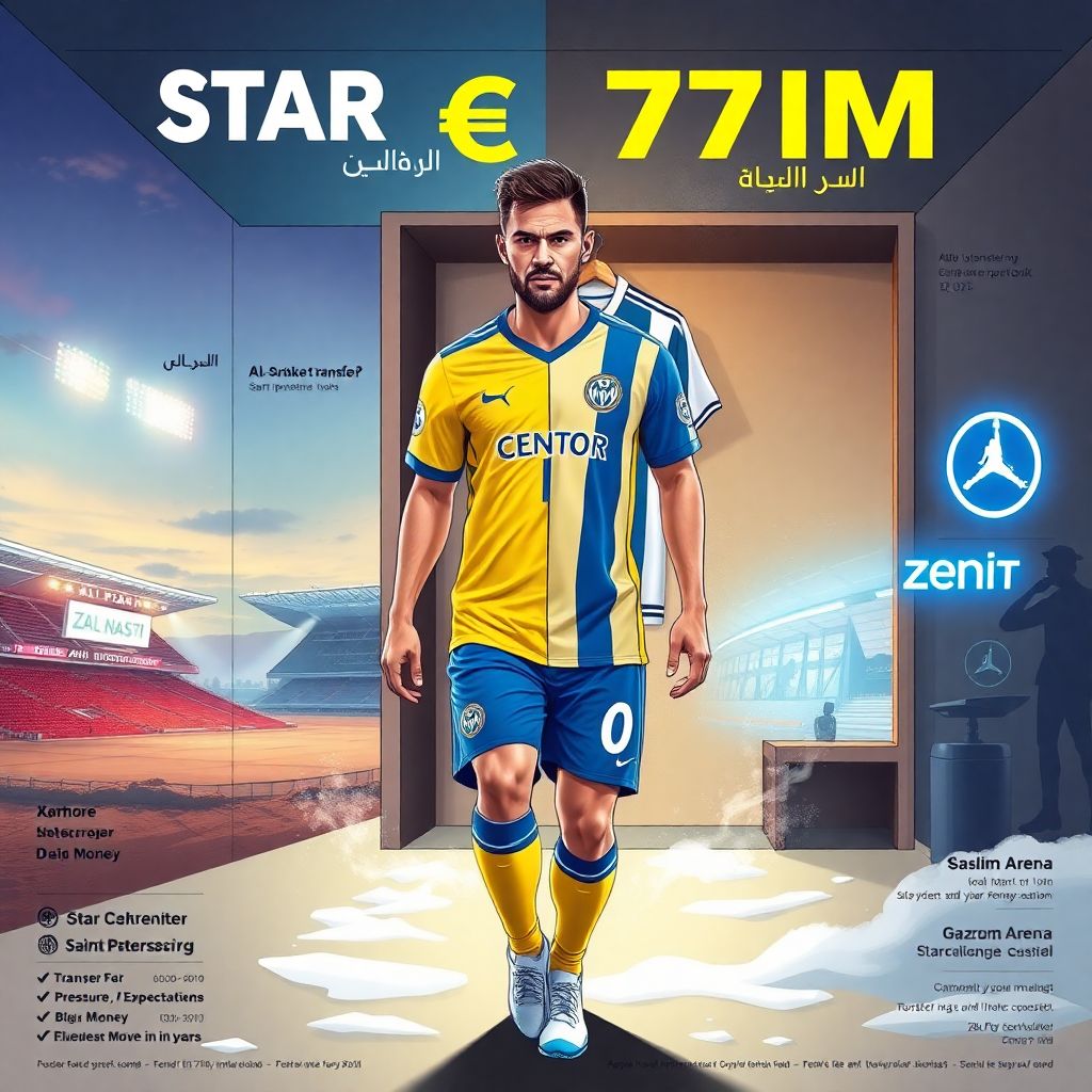 «Зенит» нацелился на форварда «Аль-Насра» за 77 млн евро: анализ трансфера